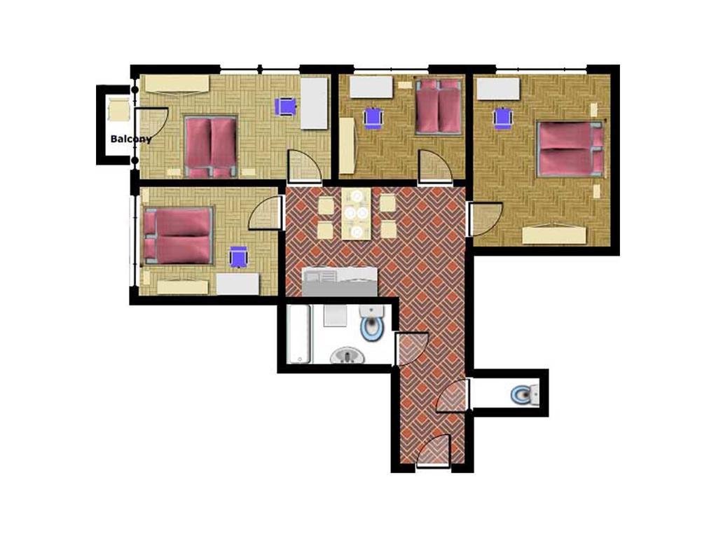 Apartments Vorsilska Prague Chambre photo